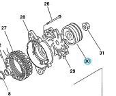 Northern Lights KD1-35411-0040 - PULLEY (SPECIAL ORDER NON-RETU