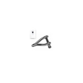Belship 722544V - Forged Polished Stainless Steel AISI 316 Twisted Shackle With Eye Bolt 4mm Blister