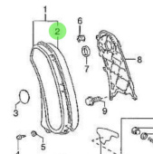 Nanni Diesel 970312073 - Timing Gear Case Gasket for T4.155 and 4.380TDI Engines