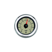 Vetus AMP080N - Ammeter, Cream, +/- 80 A, 12/24 Volt, Mounting Hole Ø 52 mm