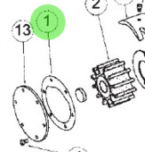 Jabsco 18753-0434 - Gasket/ O-Ring Spare Part