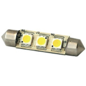 Dixplay Festoon SV8.5 8-35V 0.5W - 3 Warm White LEDs - Ø42x10mm