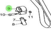 Nanni Diesel 970312164 - Timing Belt Idler Sub-Assembly for Camshaft Drive