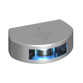 Lopolight 301-006-B-BLUE - Navigation Light 2NM 135° Blue Follow-Me Stern, Vertical Mount, Silver