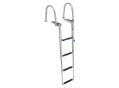 Talamex Swim Ladder Telescopic And Fold Up Including Handgrips Stainless Steel 4 Step