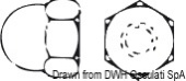 Osculati A2 AISI 304 Stainless Steel Domed Cap Hexagon Nuts DIN 1587 / UNI 5721, M4–M16