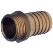 Allpa Brass Hose Nipple, 1-1/2"x45mm