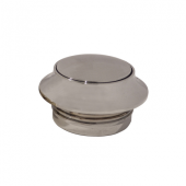 Foresti & Suardi Chromed Brass Push Knob 13 mm