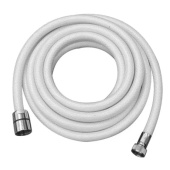 Nuova Rade 45599 - Shower Hose Braid, 3m, 1/2''-3/8'' Threads, Ø13mm, White