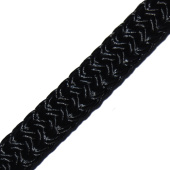 More Marine 064210ZW Braided Mooring Line 10mm Black