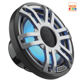 Hertz HMX 6.5 S-LD-G - 6.5" Marine Sport High Performance Coax Speakers Gray RGB LED (2 pcs.)