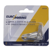 Euromarine Crimp Or Solder Terminal Ø08.4mm - 25mm² - Set Of 4