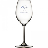 Marine Business Welcome on board Wine Glass ø6/8 x 21.5cm