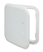 Allpa Plastic Hatch, 290x290mm, 180°, White