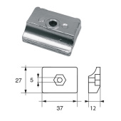 Bukh PRO L8147013 - Anode F/JOHNSON/EVINRUDE EngineS