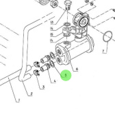 Nanni Diesel 970311164 - Oil Cooler Plug for 4.340TDI Engines