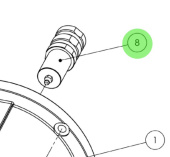 Alamarin Jet 10161 - Rear Bearing for Jet-160 and Jet-180 Water Jets