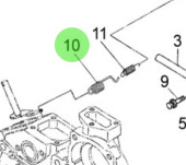 Nanni Diesel 970313077 - Governor Spring for Speed Regulator Systems