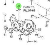 Nanni Diesel 970312098 - Timing Pointer for Timing Gear and Rear Plate