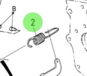 Nanni Diesel 970313906 - Governor Spring for Speed Regulator