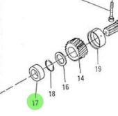 Nanni Diesel 970151523 - Crankshaft Bushing for HE Series Engines