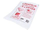 Veba Cover Film Dust Sheet Extra Strong Transparent 4x4 m
