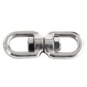 Plastimo 316 Stainless Steel Swivel Eye-to-Eye Shackles