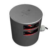 Lopolight 301-109ST - Navigation Light 3NM 112.5° Red, Double Port, Silver Anodized