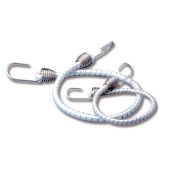 Trem Shock Cords with Stainless Steel Hooks 6-10 mm, 30-150 cm, 4 pcs