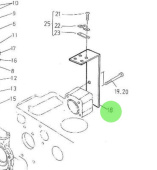 Nanni Diesel 970307403 - Throttle Support for Accelerator Assembly