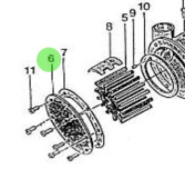 Nanni Diesel 970303673 - Sea Water Pump End Cover for HE and N Series Engines