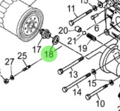 Nanni Diesel 970314276 - Valve Seat Collar for Timing Case