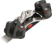 Ronstan RC12220 Series 22 Traveller Car, 2 Control Sheaves with Cleat