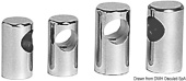 Osculati Precision-Cast AISI 316 Solid Handrail Support, Ø22/25 mm