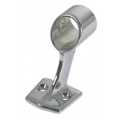 Foresti & Suardi Chromed Brass Central Handrail Through Hull for Ø22 mm Tube, 64 mm