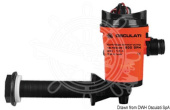 Osculati 16.160.05 - Europump Centrifugal Pump for Livewell Tank Aeration 12V 38 l/min 90 Degree Bulkhead