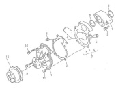 Nanni Diesel 970310993 - PUMP,F/WATER for 4.330TDI