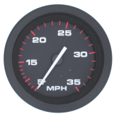 Veethree 58342E - Amega Domed Speedo 0-35 Mph (Including Pitot & Hose)