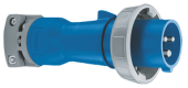 Allpa CEE-16A Plug Body With Cord Grip, 16A/230V, Male, With Threaded Ring, IP67