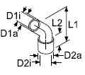 Webasto 1320871A - Moulded Hose D18 L=62