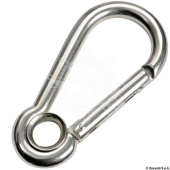 Osculati AISI 316 Stainless Steel Carabiners with Eyelet