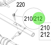 Steyr 500898 - Control Link and Bolt Spare Part