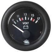 Osculati 27.433.01 - Guardian Voltmeter Black 10-16 V