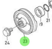 Nanni Diesel 970313480 - Crankshaft Pulley for N2.14 Engines