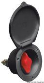 Osculati 14.385.55 - Built-In Marine Battery Switch 280A Heavy Duty Black Color