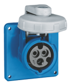 Allpa CEE-32A Shore Power Receptable, 32a/230v, Threaded Sealing Cover, IP67
