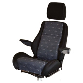 Helmsman's Seat Ravel Leather Black Without Base