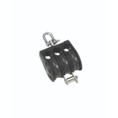 Barton N02090 - Single Double Tang Block Size 2 35mm – Plain Bearing, Ø35mm Sheave, Max Rope 8mm