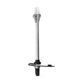 Allpa Retractable All-Round Light, 12v/10w, 360°, Black Housing, H=545mm