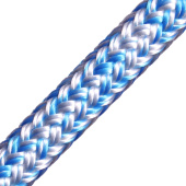 English Braids 96120200910 Dyneema Cruising 12mm White/Blue